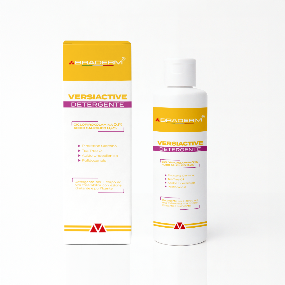 Braderm Detergente Versiactive 200ml