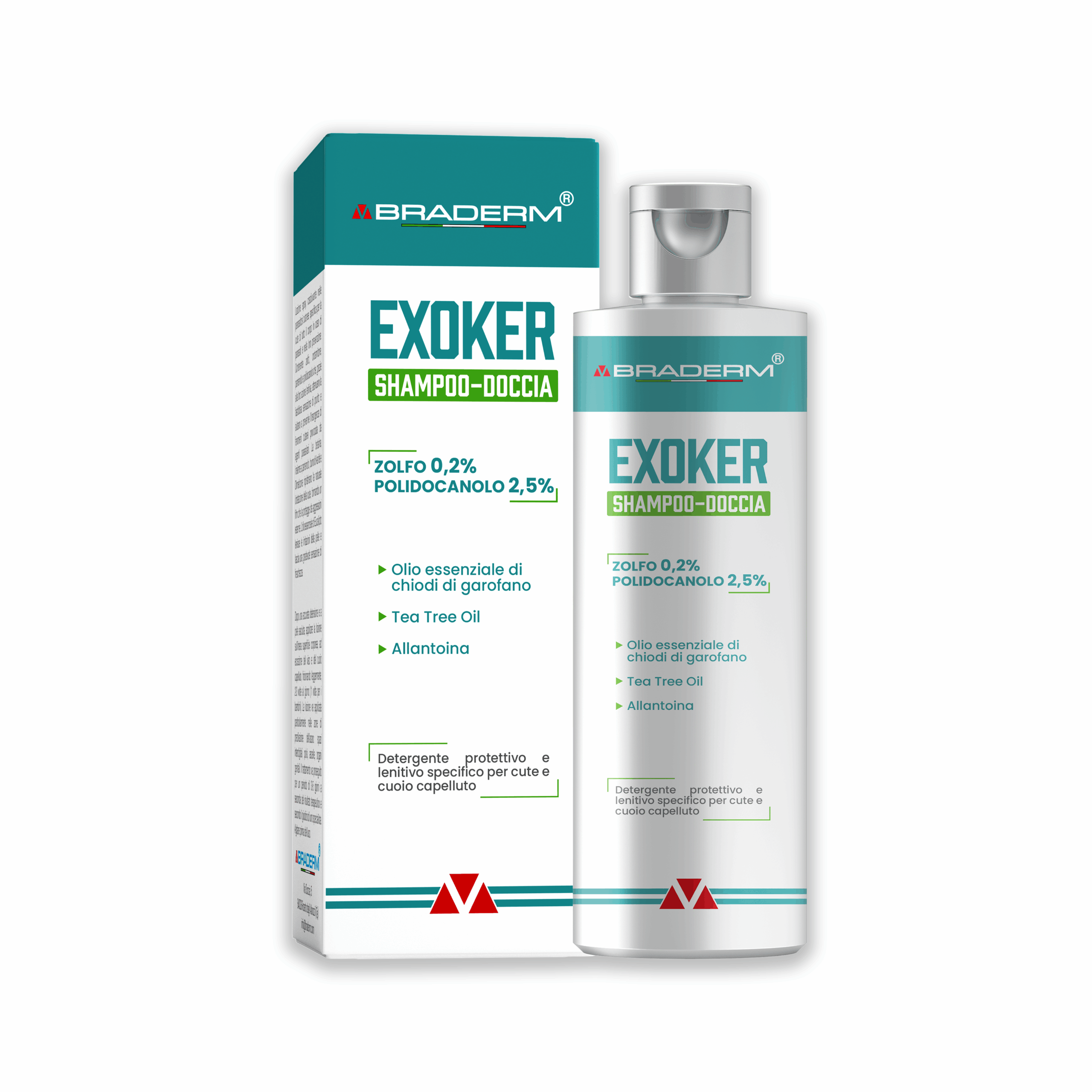 Braderm Exoker Shampoo-Doccia 150ml