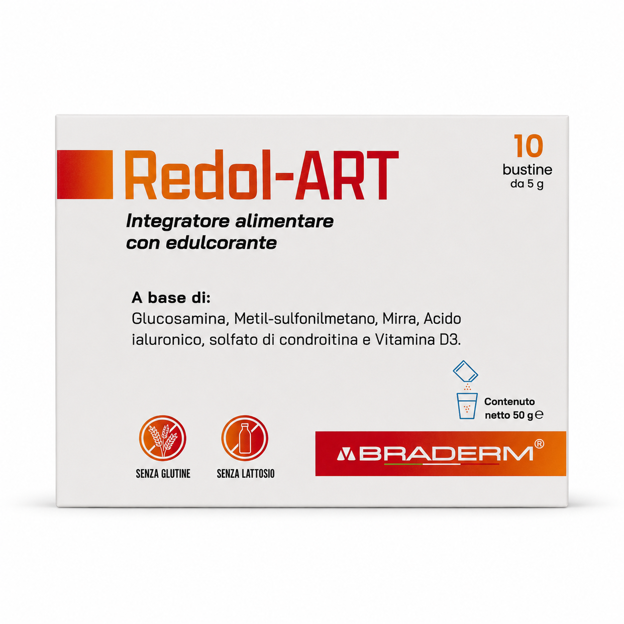 Braderm Redol-ART 10 bustine da 5g