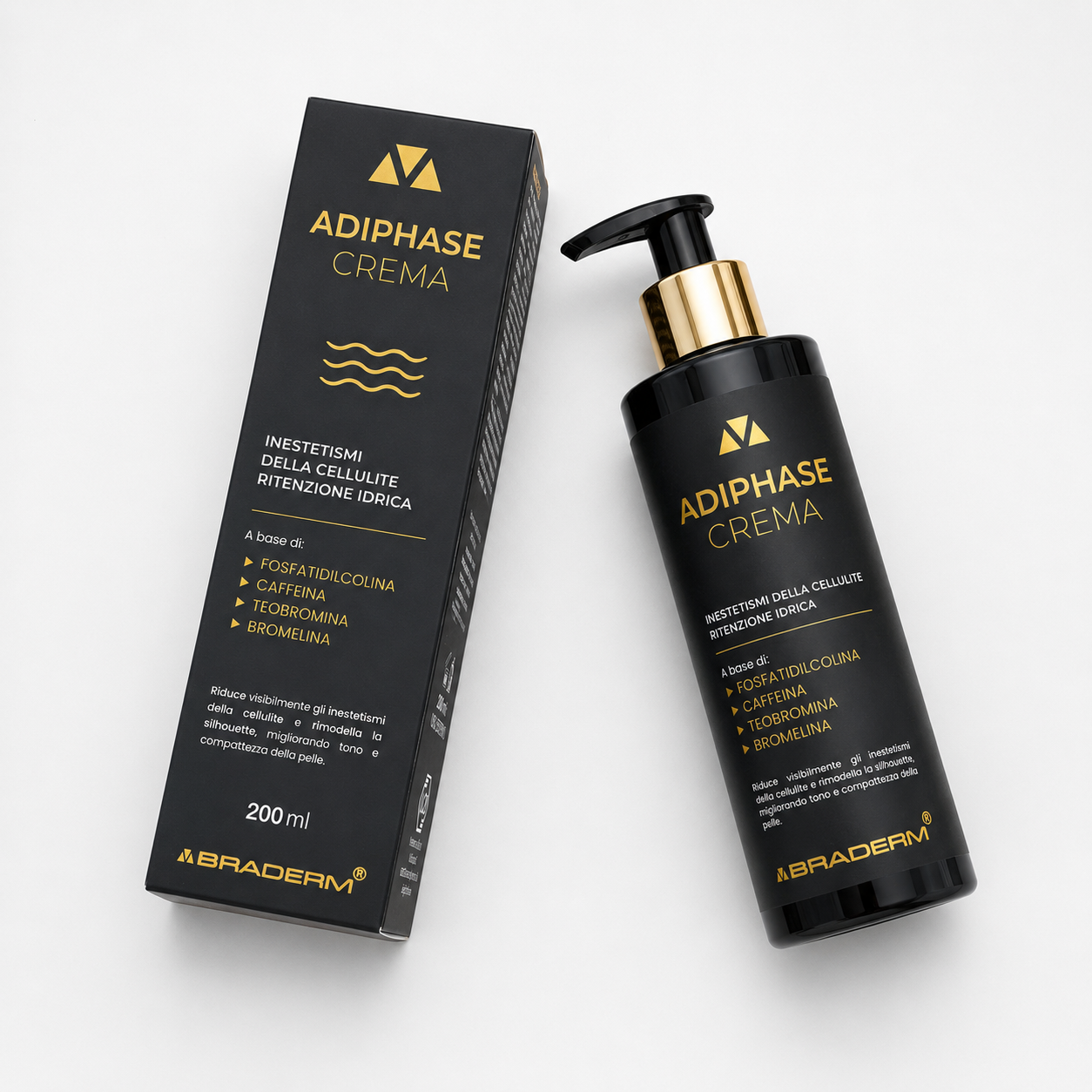 Braderm Adiphase Crema 200ml - immagine 3