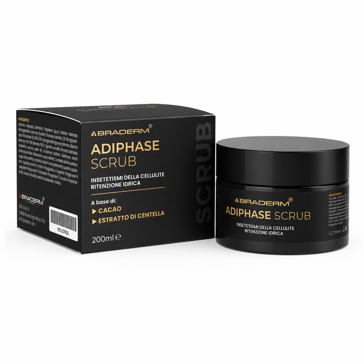 Braderm Adiphase Scrub - 200ml - immagine 2