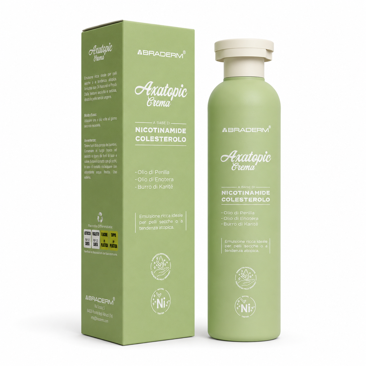 Braderm Axatopic Crema 250ml - immagine 2