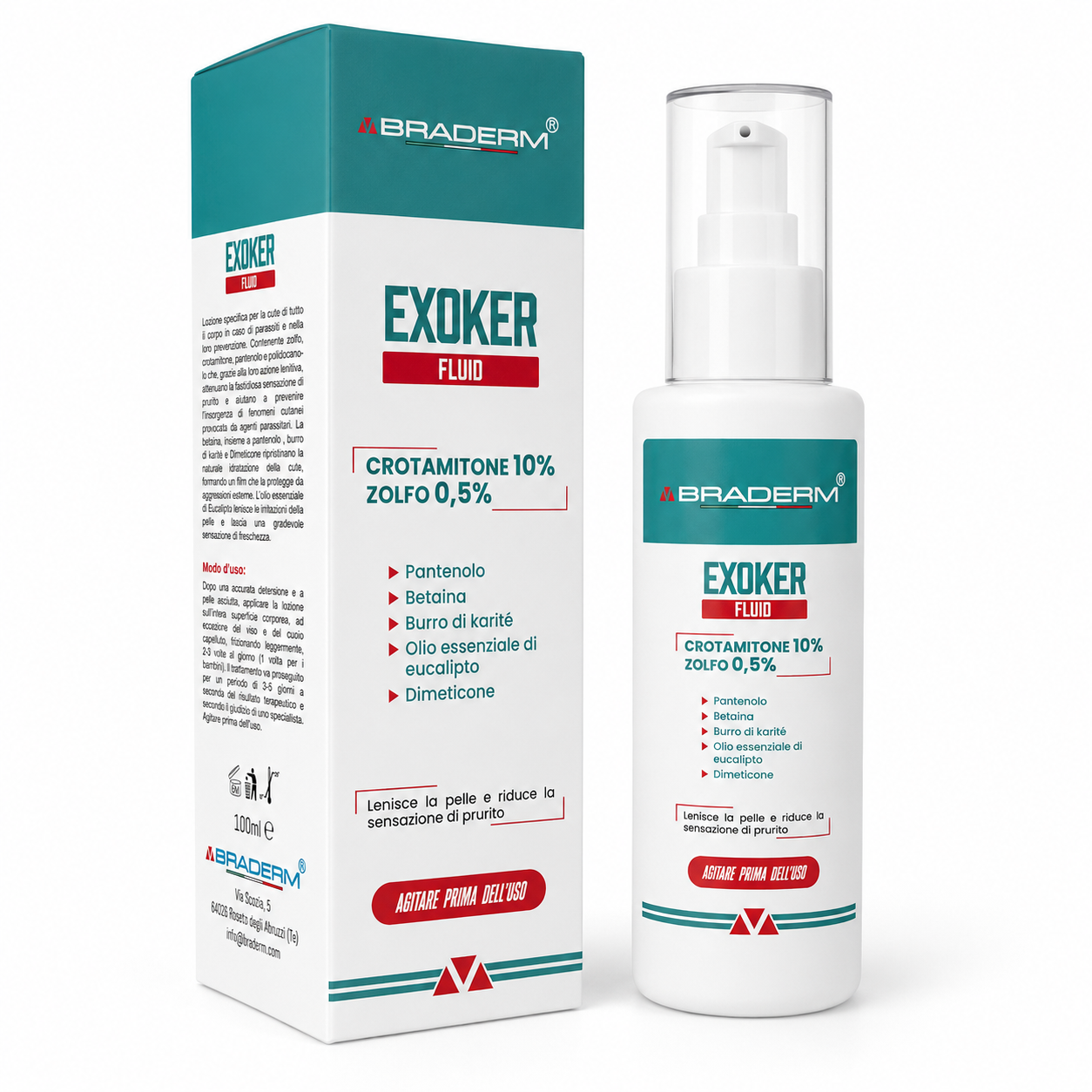 Braderm Exoker Fluid 100 ml - Image 2