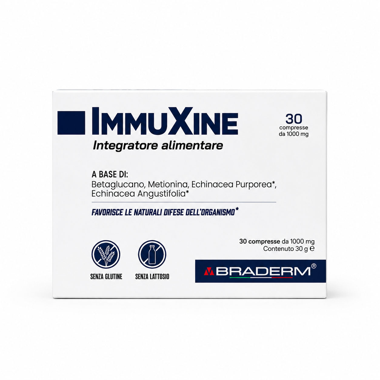 Braderm Immuxine 30 compresse