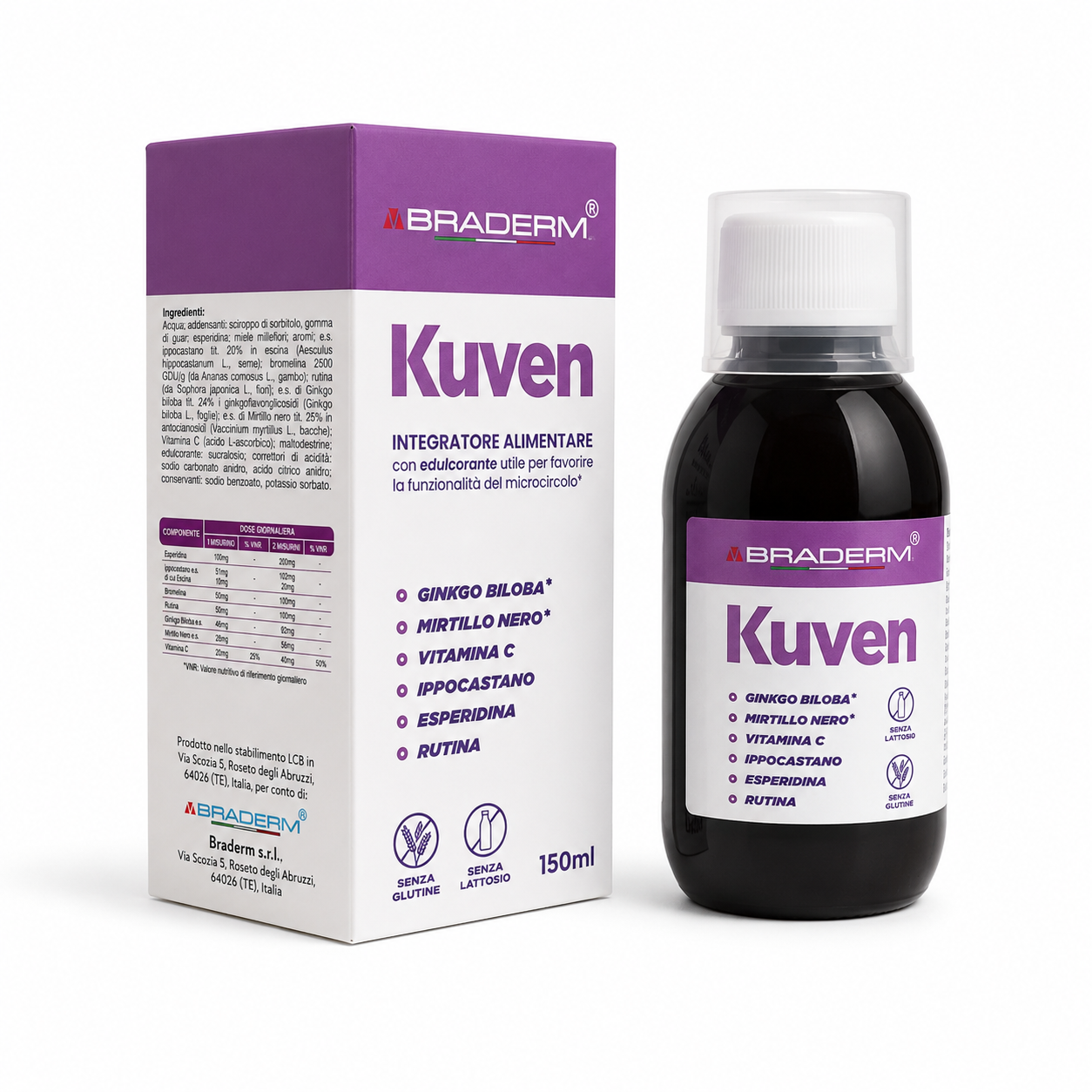 Braderm Kuven Liquido 150ml - immagine 2