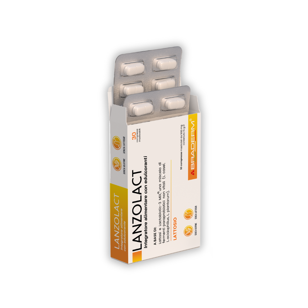 Braderm Lanzolact – 30 Chewable Tablets