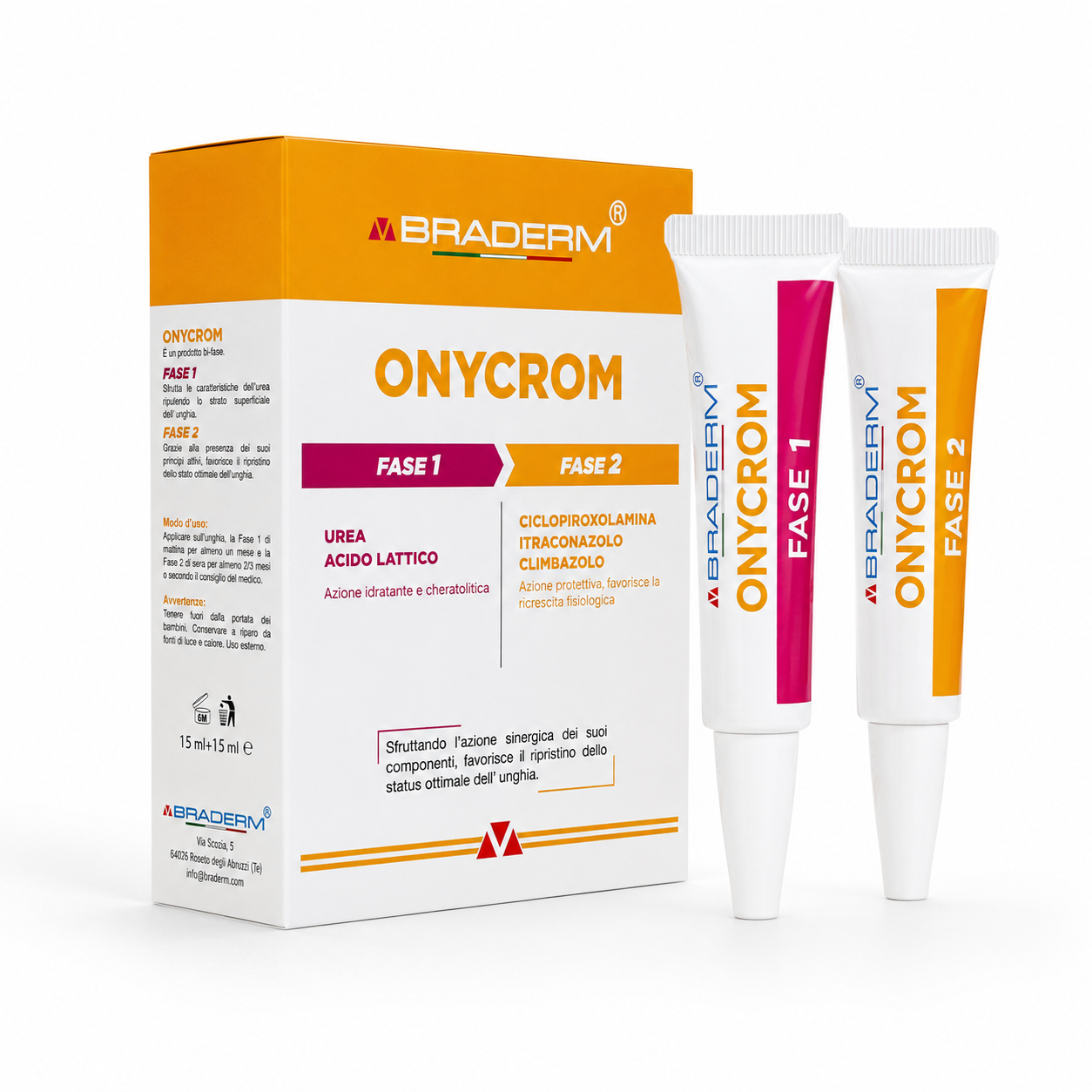 Braderm Onycrom 15 + 15 ml - Image 2
