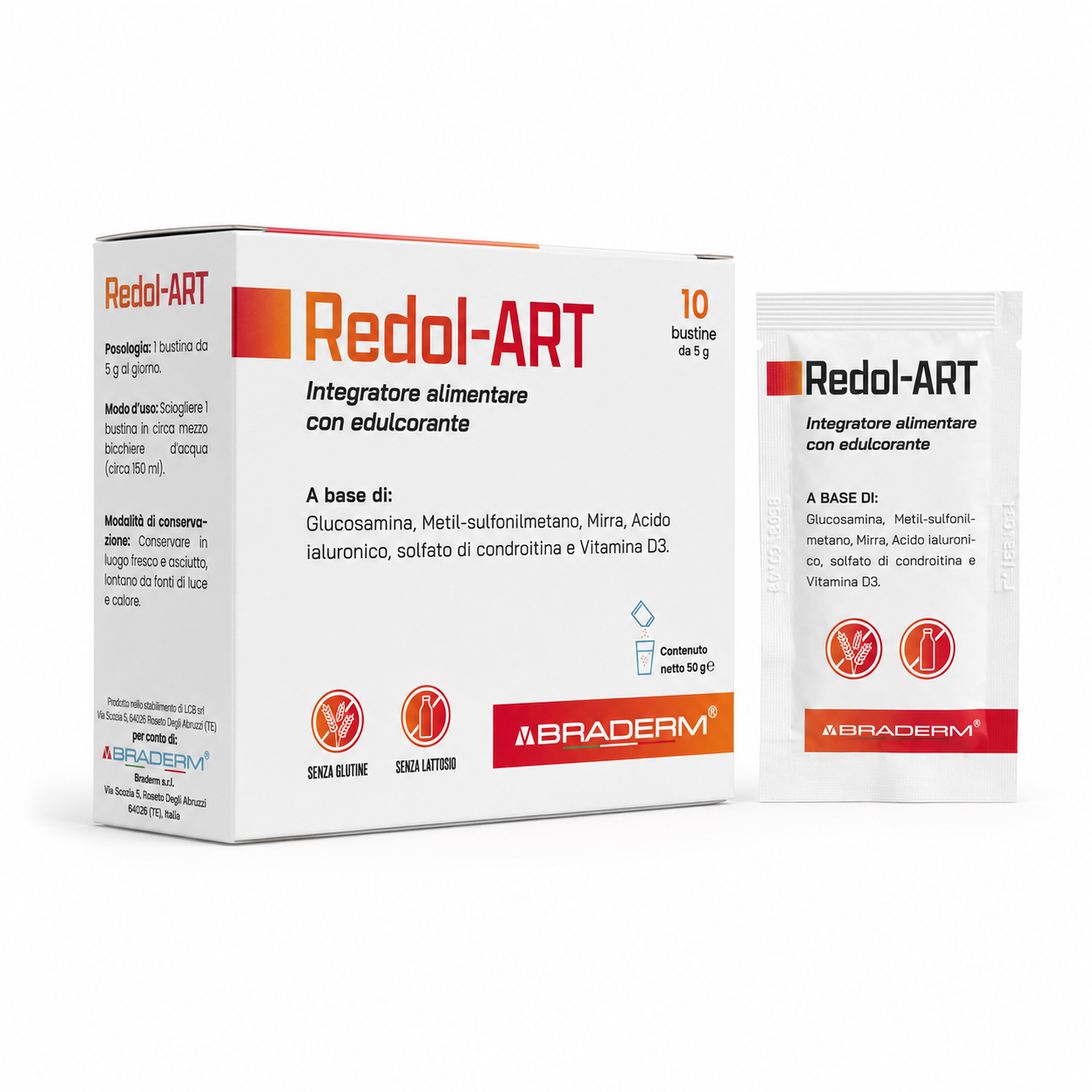 Braderm Redol-ART 10 bustine da 5g - immagine 3