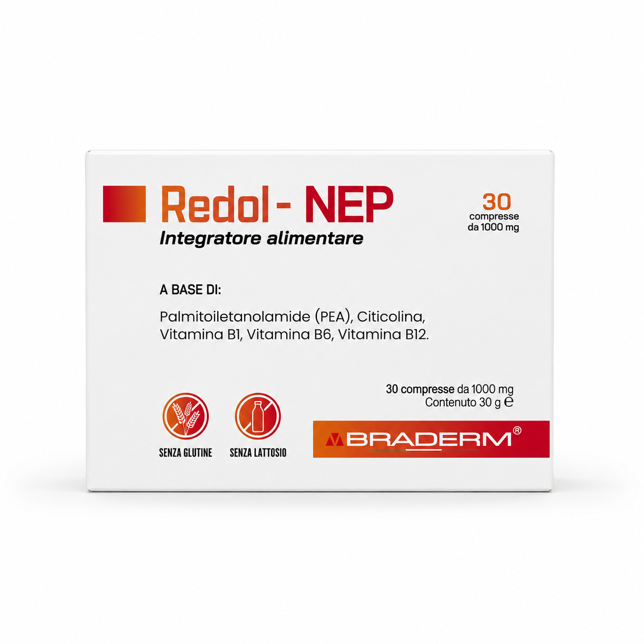 Braderm Redol-NEP – 30 Tablets
