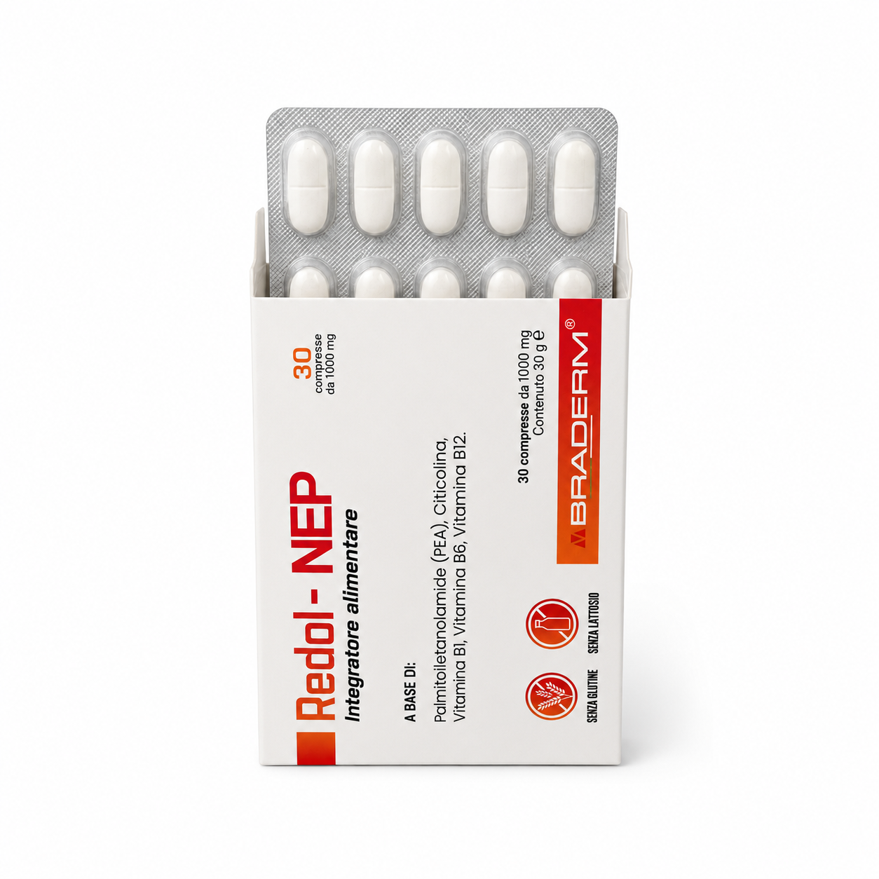 Braderm Redol-NEP – 30 Tablets - Image 2