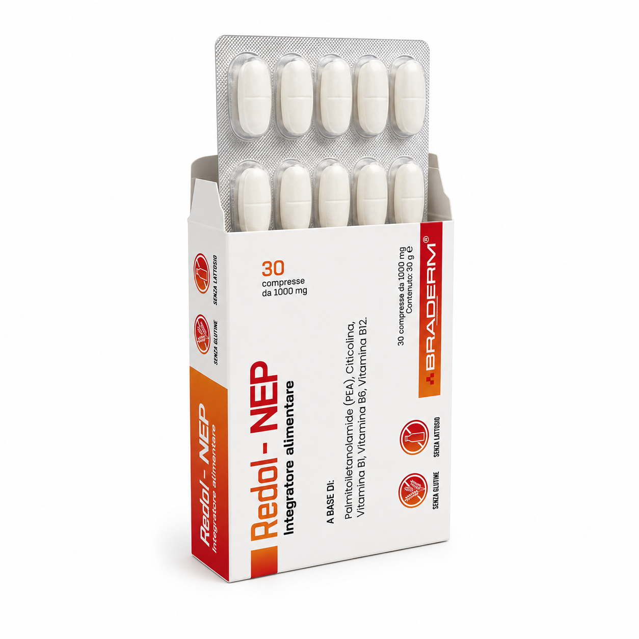 Braderm Redol-NEP – 30 Tablets - Image 3