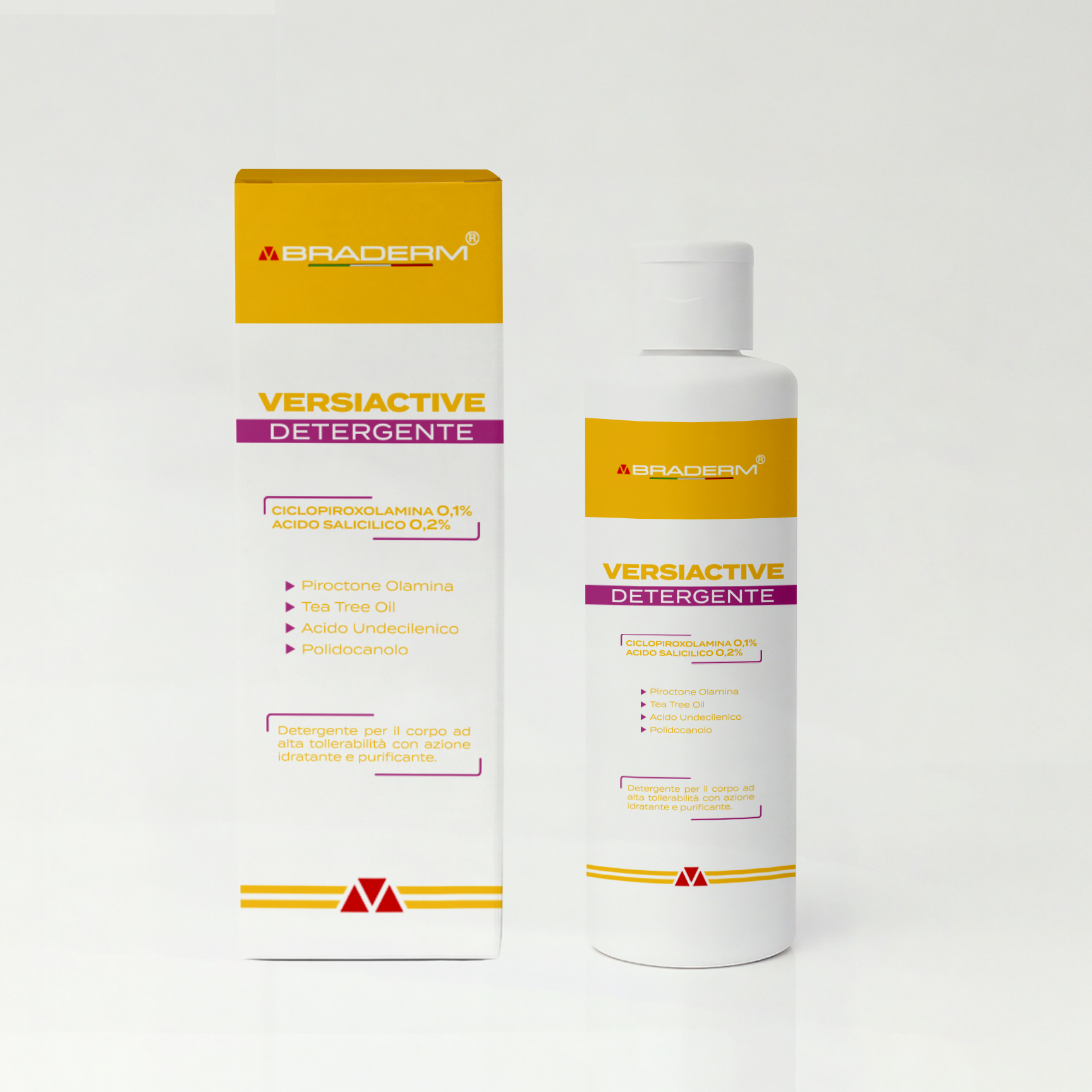Braderm Versiactive Cleanser 200ml