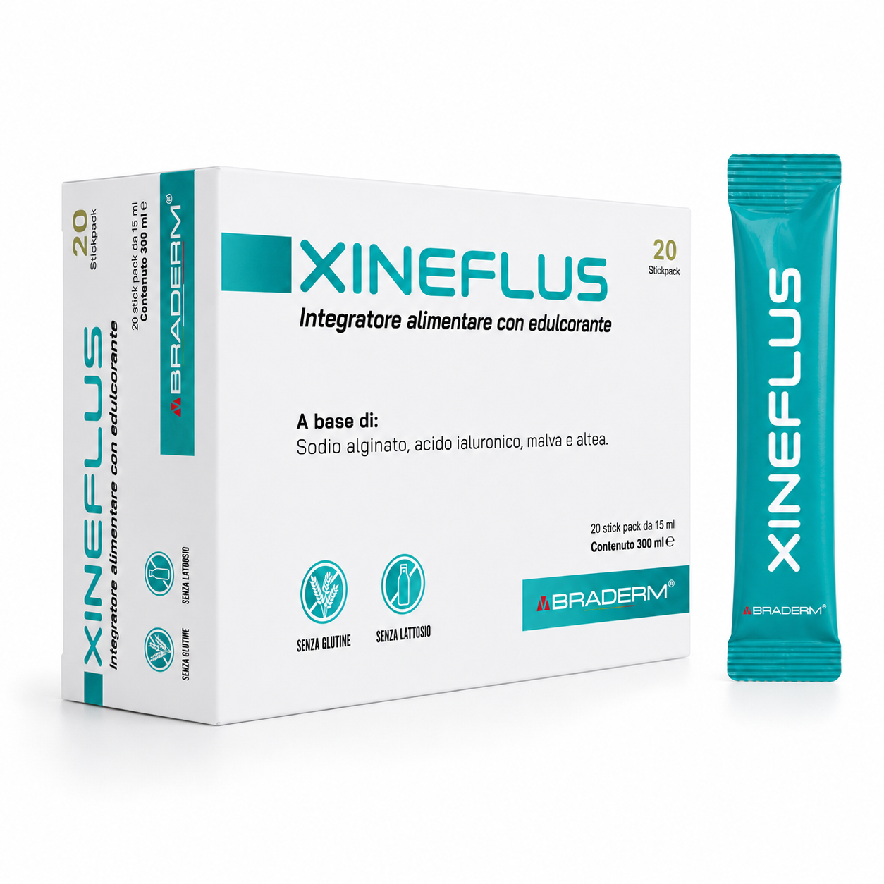 Braderm Xineflus 20 stickpack - immagine 3