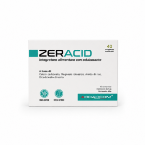 Braderm Zeracid – 40 Chewable Tablets
