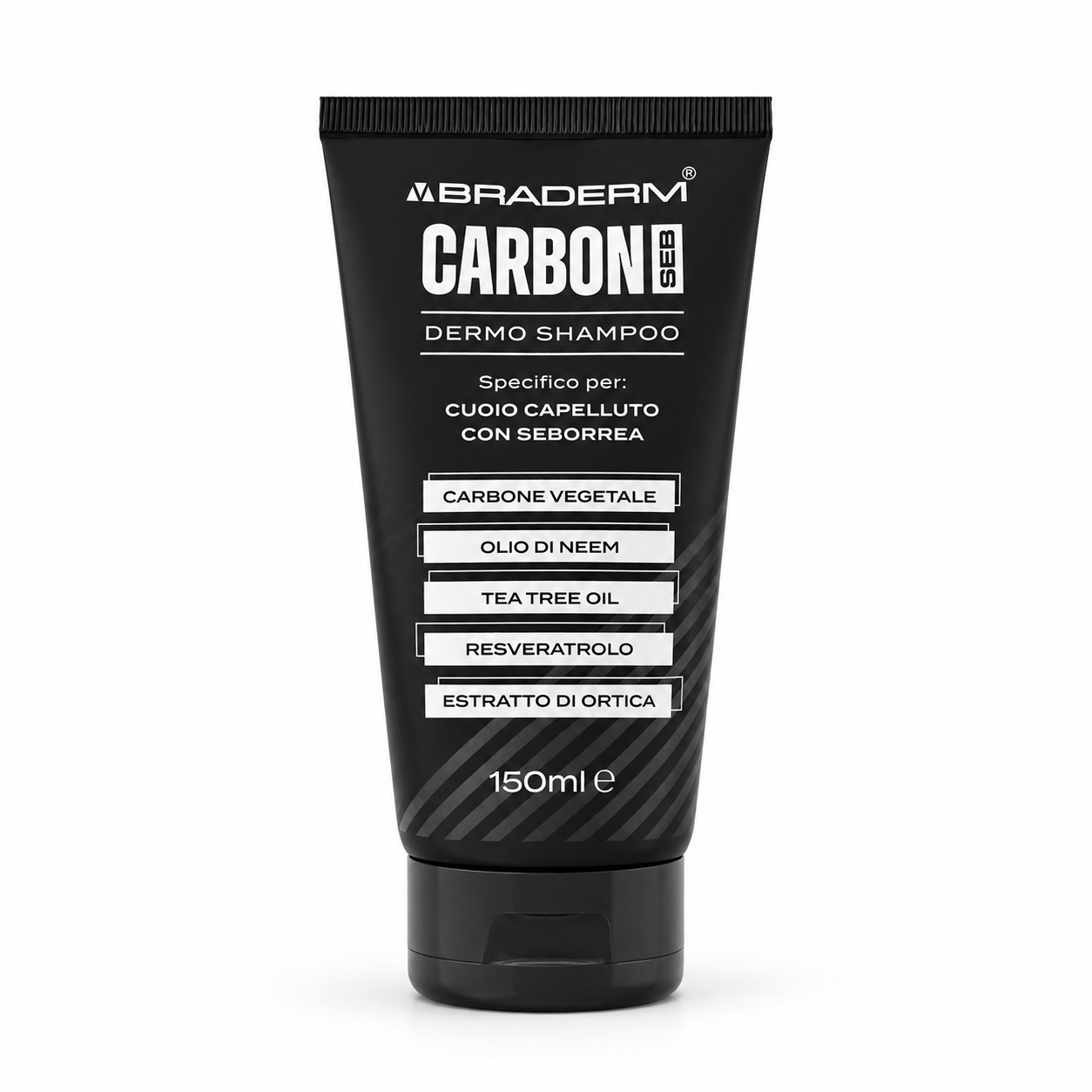 Braderm Carbon Seb Dermo Shampoo 150ml