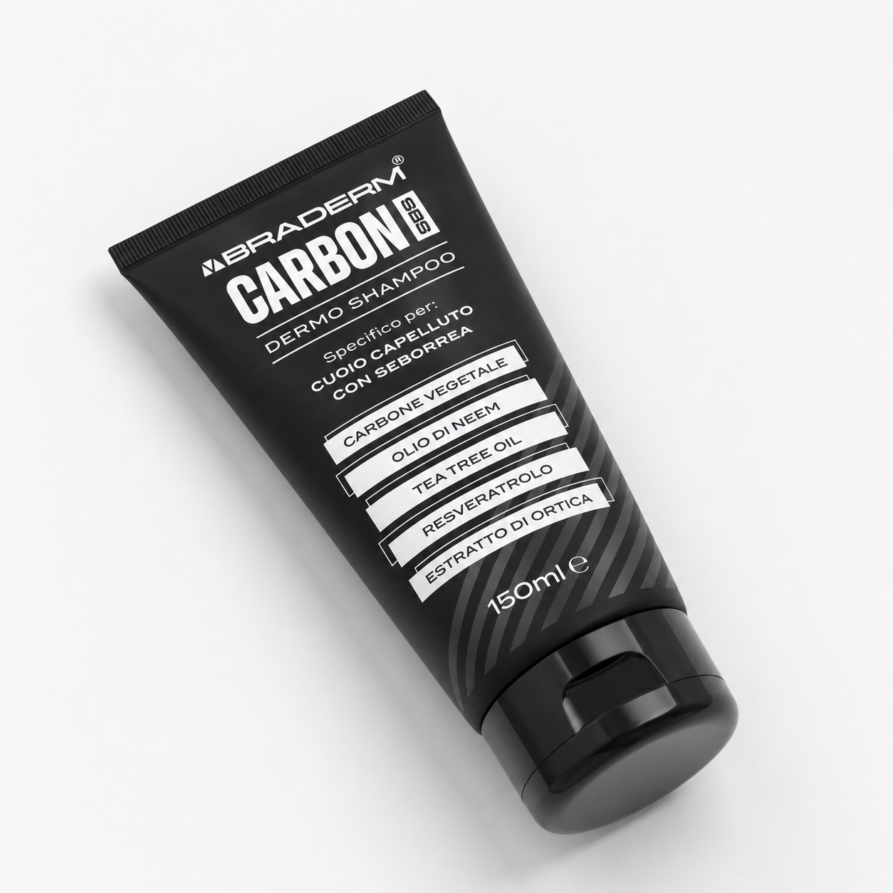 Braderm Carbon Seb Dermo Shampoo 150ml - immagine 2