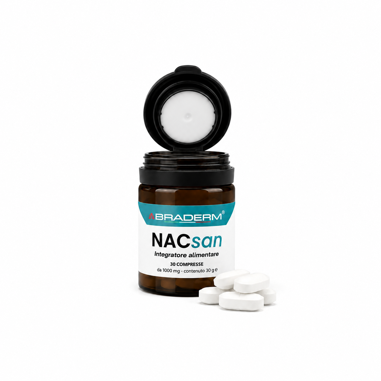 Braderm NACsan 30 compresse - immagine 2
